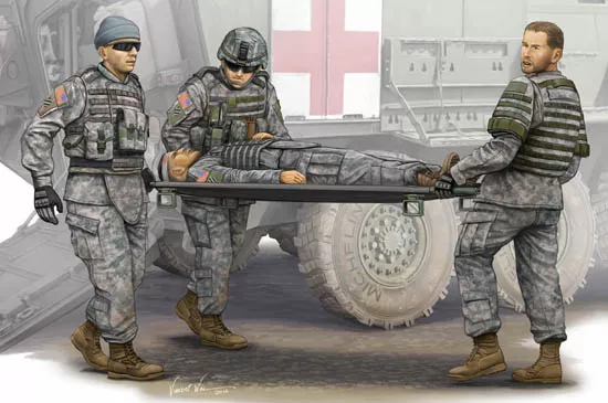 Trumpeter - Modern U.S. Army-Stretcher AmbulanceTeam 